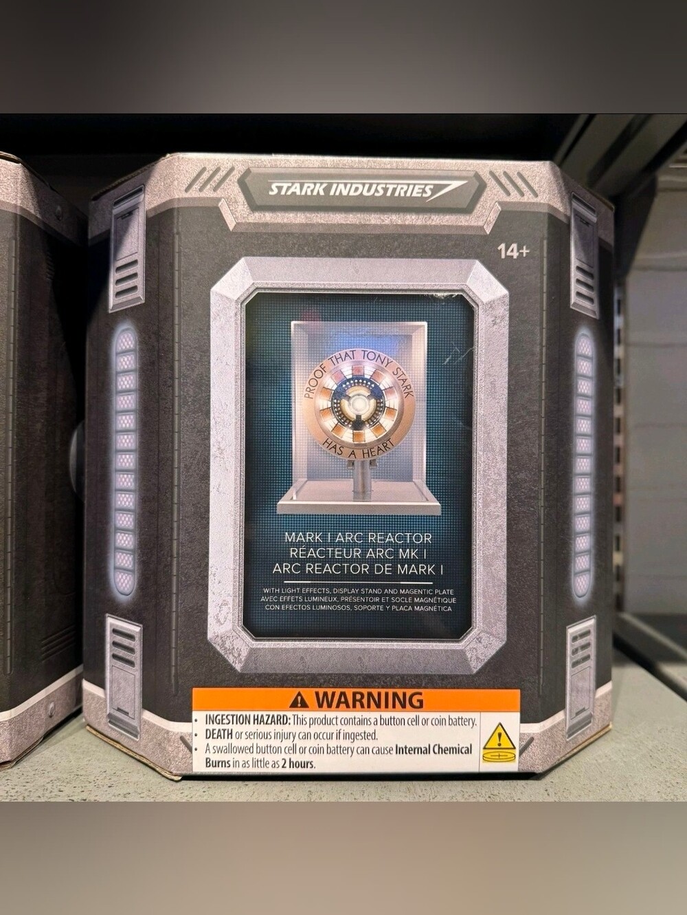 Disney Parks Marvel Iron Man Arc Reactor Mark 1 Light Up In Display  Sealed Box